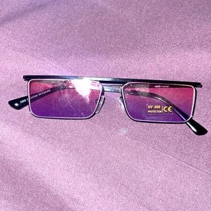 Pink & Purple Square Glasses